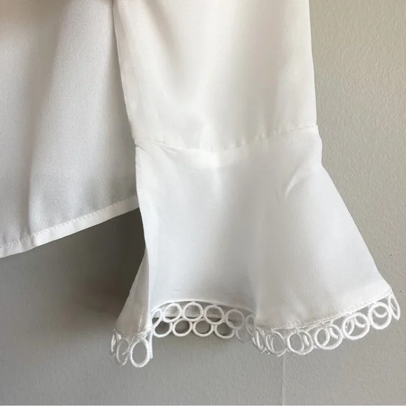 NWT Endless Rose Ruffle Long Sleeve Blouse - Picture 2 of 4